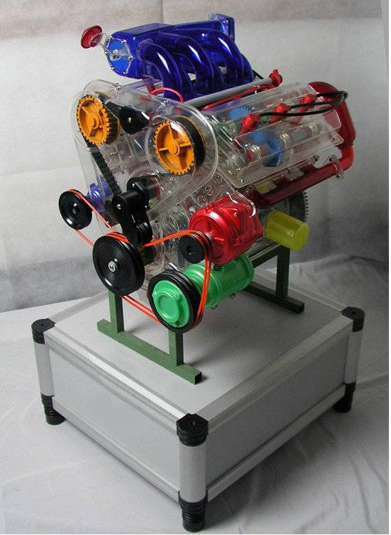 丰田V6发动机透明教学模型, 透明汽车教学模型